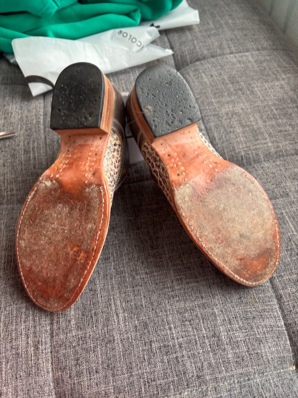 Freebird Women’s Brown Croc-Pattern Chukka Boots - Picture 4 of 6